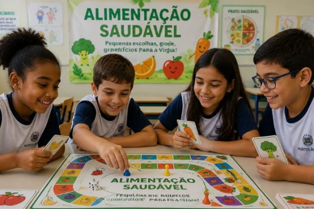 Alimentação saudável nas escolas ganha força com aprendizado lúdico em Hortolândia