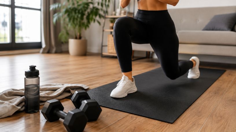 Como treinar em casa com segurança: estratégias para evitar lesões e maximizar resultados