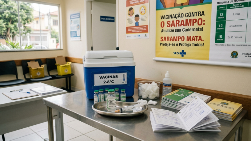 Vacinação contra o sarampo ganha reforço no Brasil: quem precisa atualizar a caderneta e por que o alerta aumentou